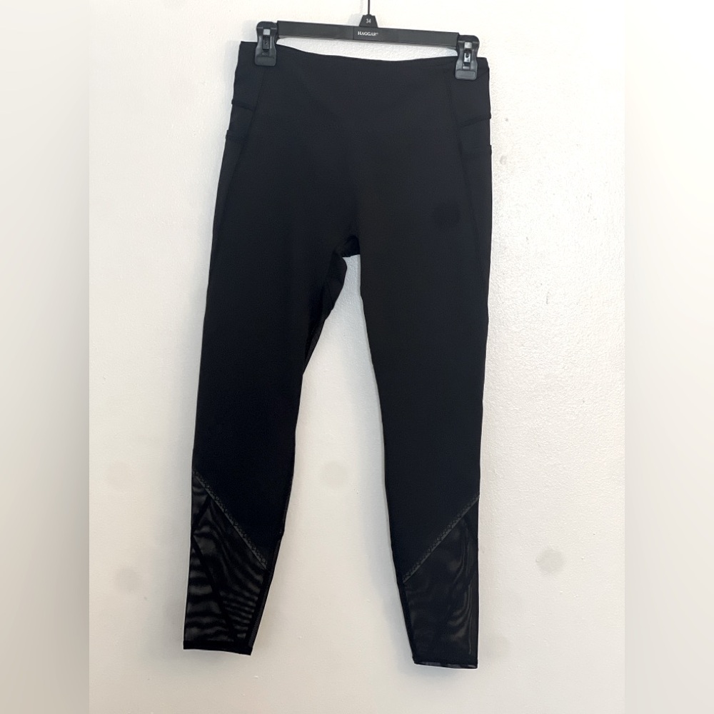 Ivivva Black Leggings with Zipper Detail - Picture 1 of 7